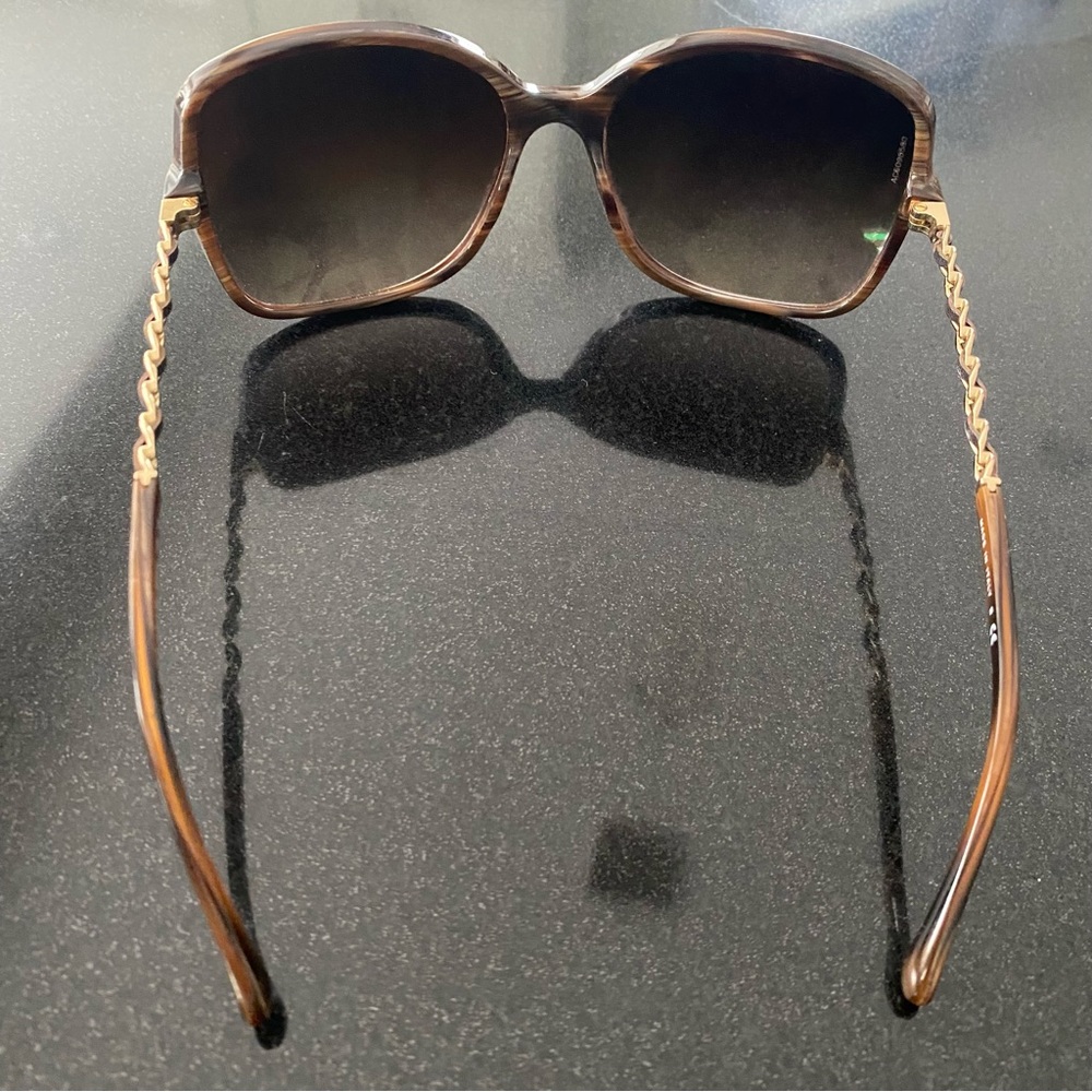 CHANEL Brown Gradient Oversized Square Sunglasses - Picture 5 of 15